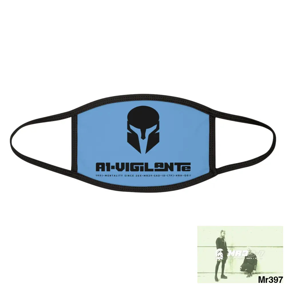 A1.Vigilante Mixed-Fabric Face Mask One size Accessories