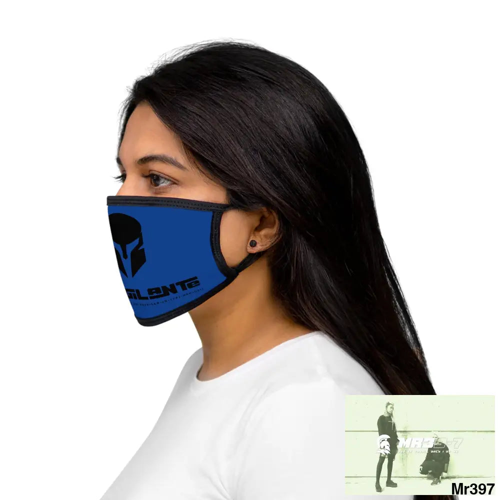 A1.Vigilante Mixed-Fabric Face Mask One size Accessories