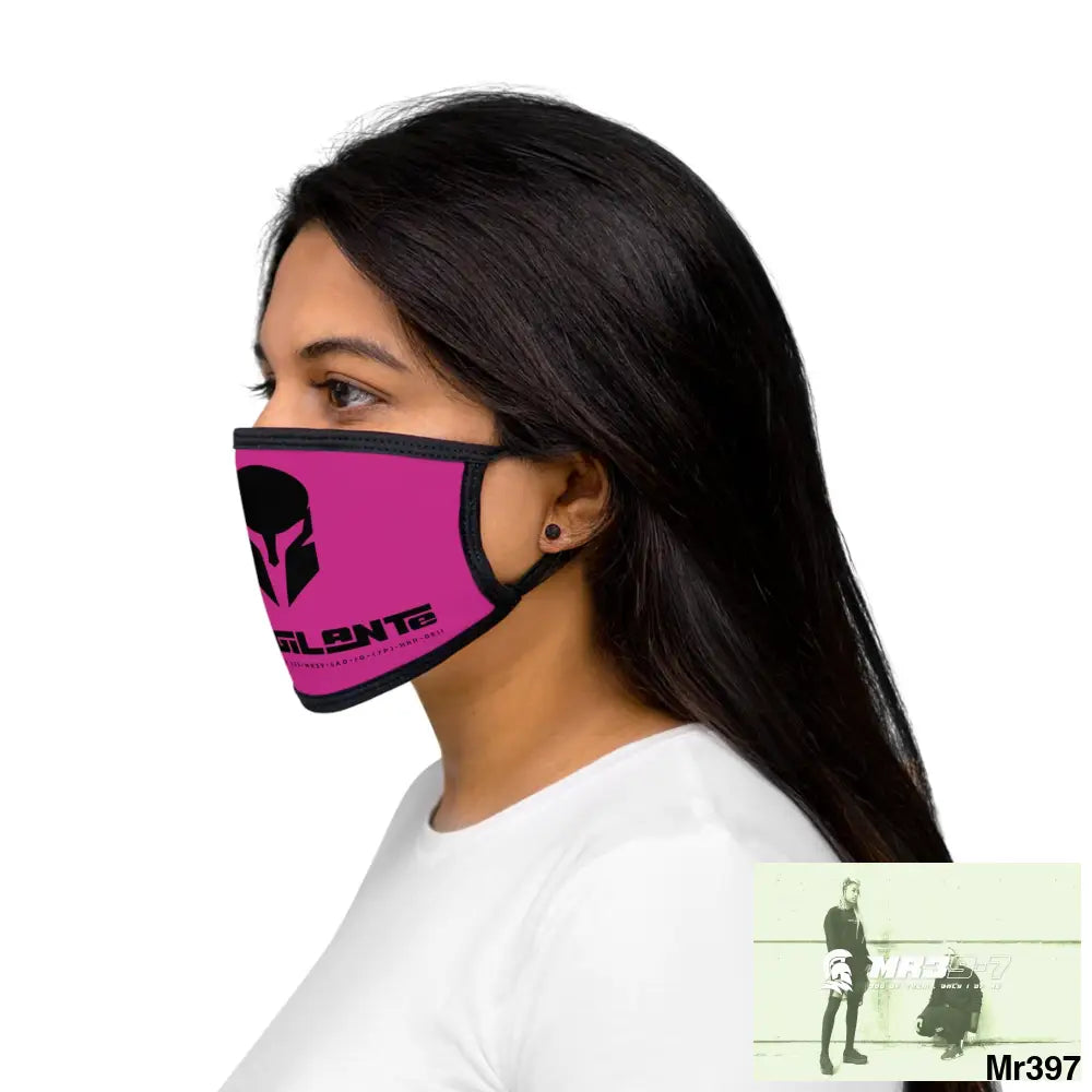 A1.Vigilante Mixed-Fabric Face Mask One size Accessories