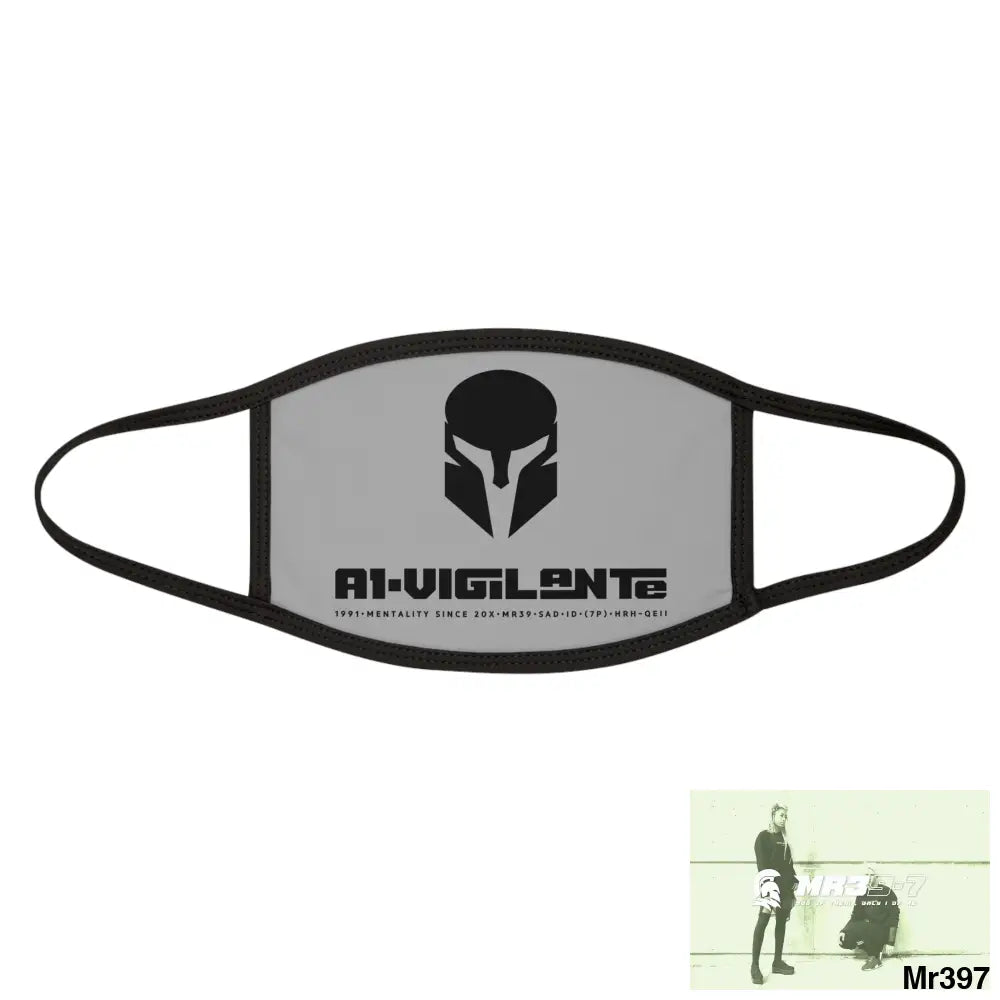 A1.Vigilante Mixed-Fabric Face Mask One size Accessories