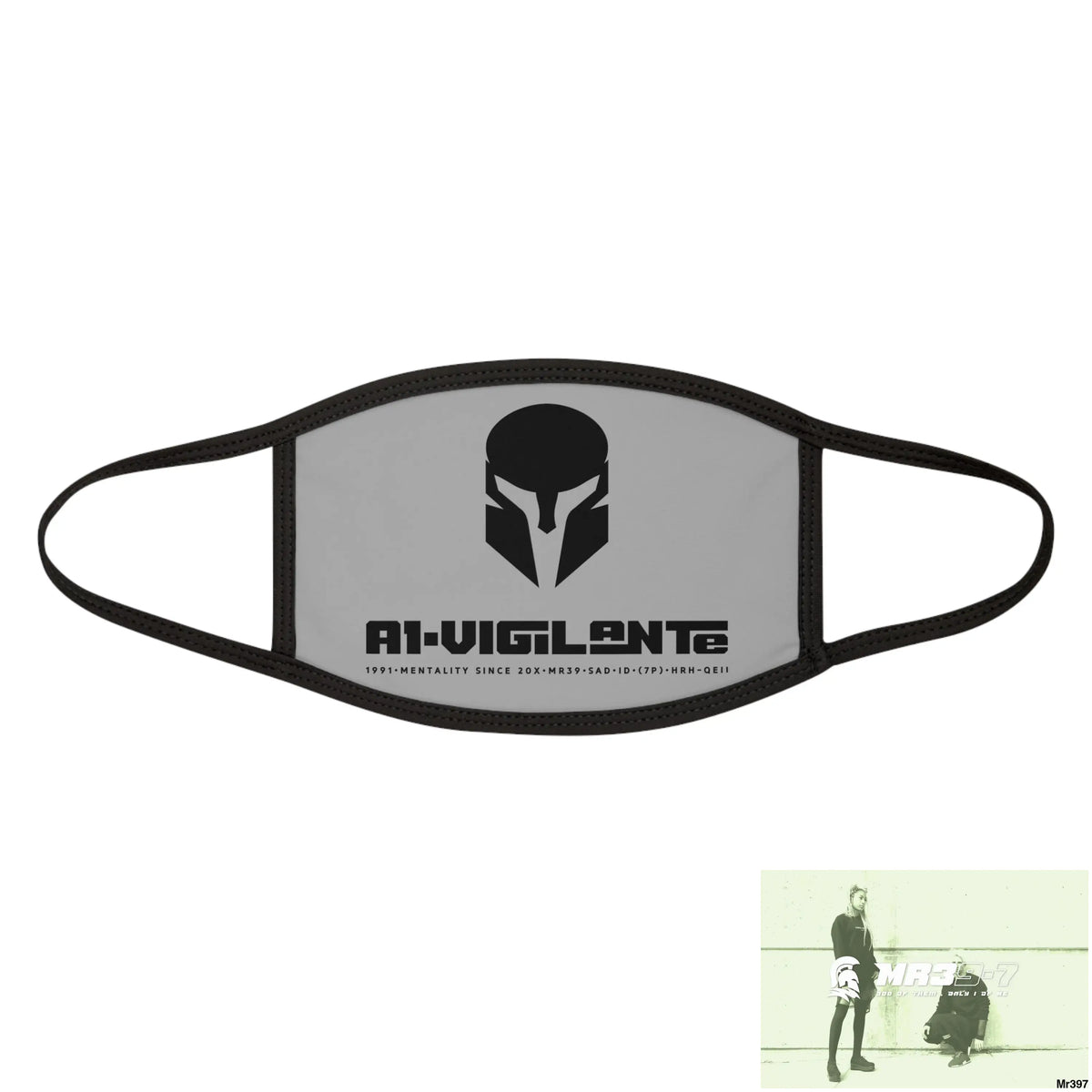A1.Vigilante Mixed-Fabric Face Mask One size Accessories
