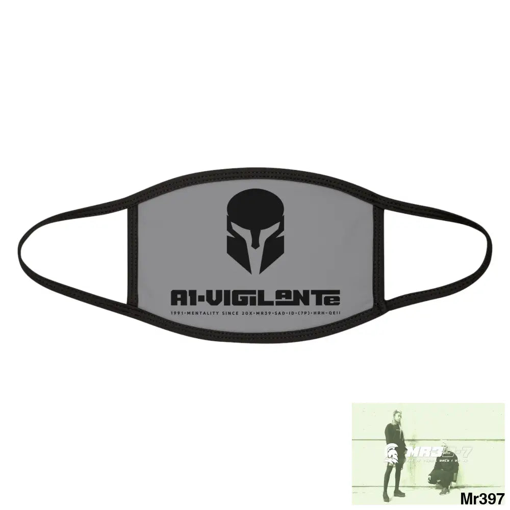 A1.Vigilante Mixed-Fabric Face Mask One size Accessories