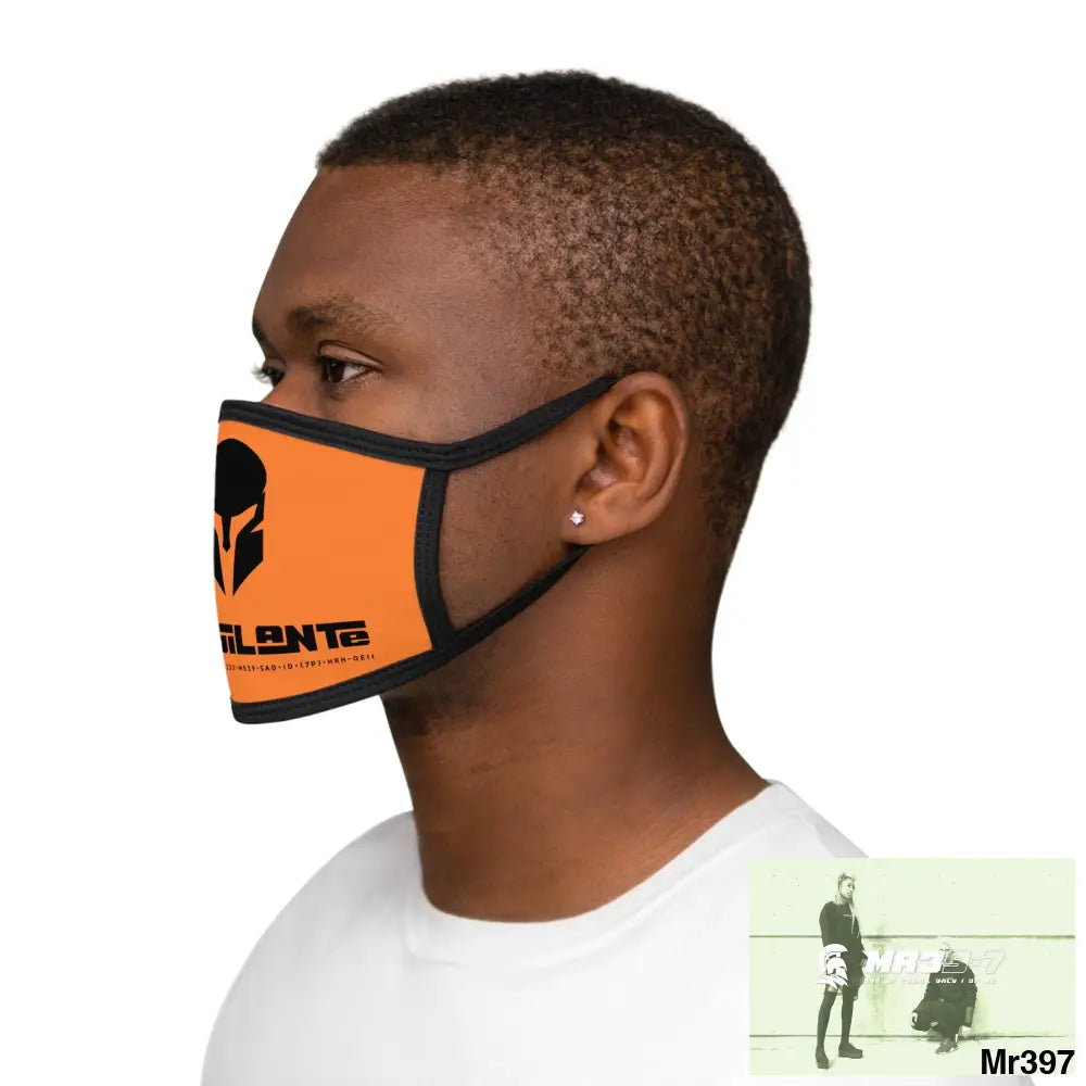 A1.Vigilante Mixed-Fabric Face Mask One size Accessories