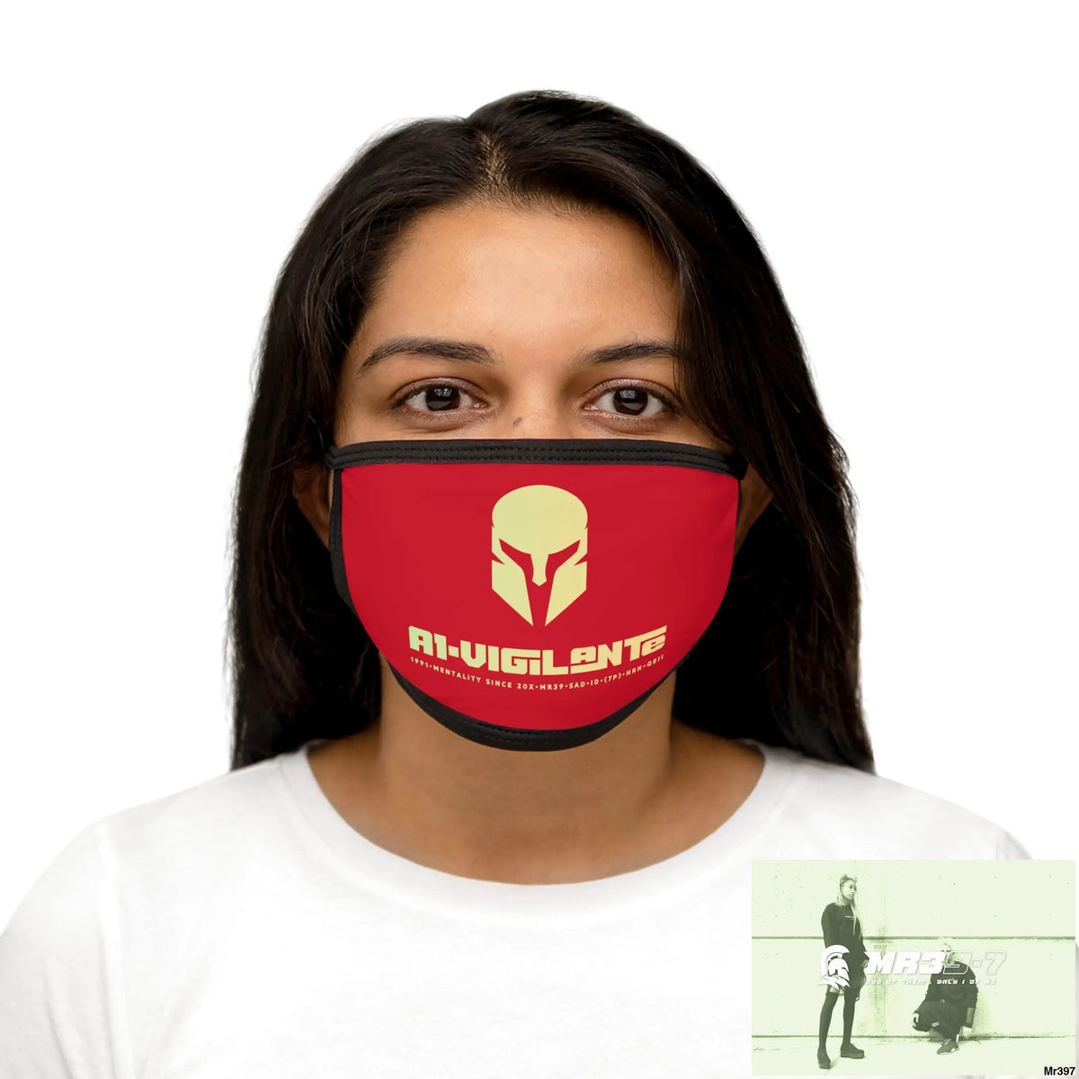 A1.Vigilante Mixed-Fabric Face Mask One size Accessories