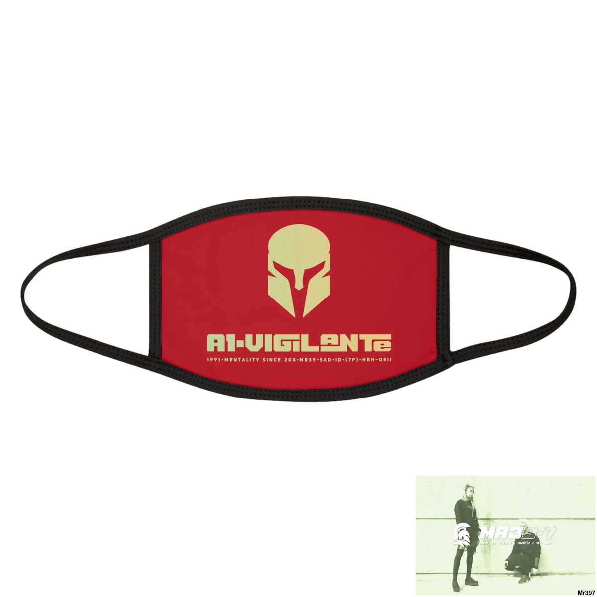 A1.Vigilante Mixed-Fabric Face Mask One size Accessories