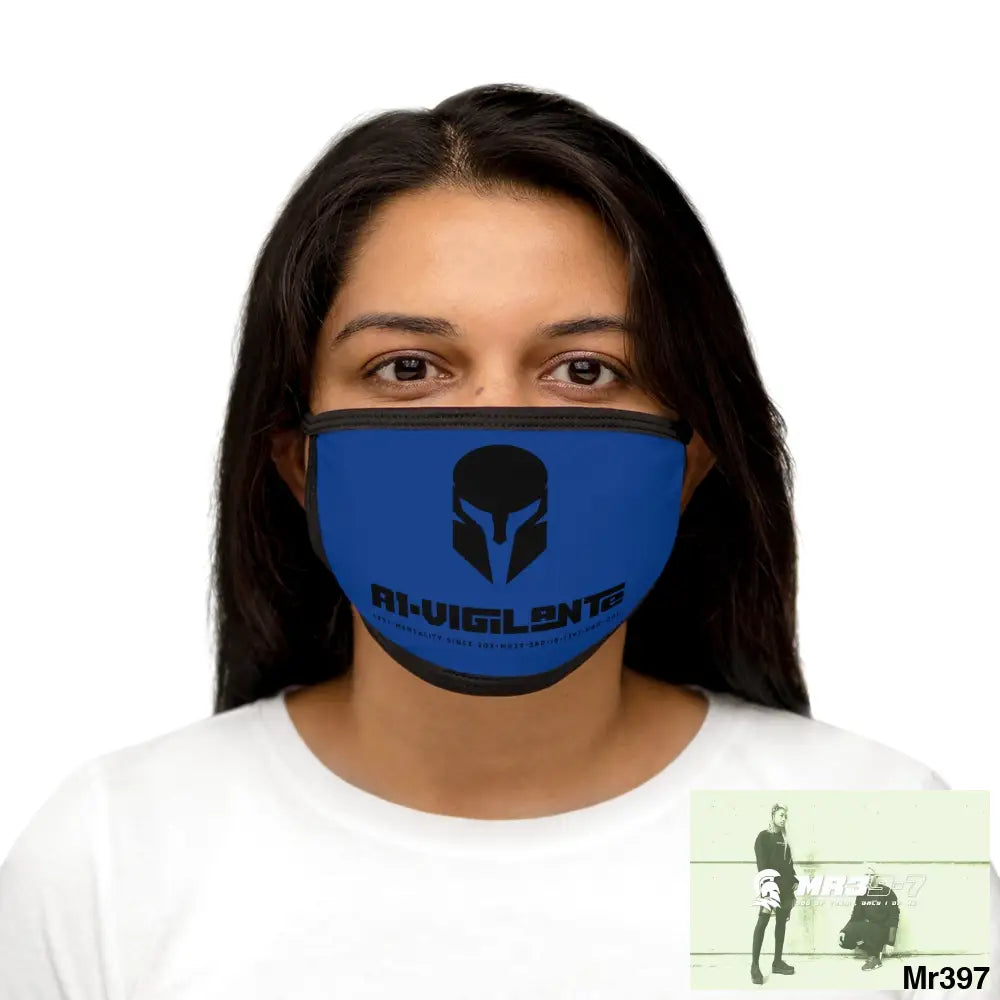 A1.Vigilante Mixed-Fabric Face Mask One size Accessories