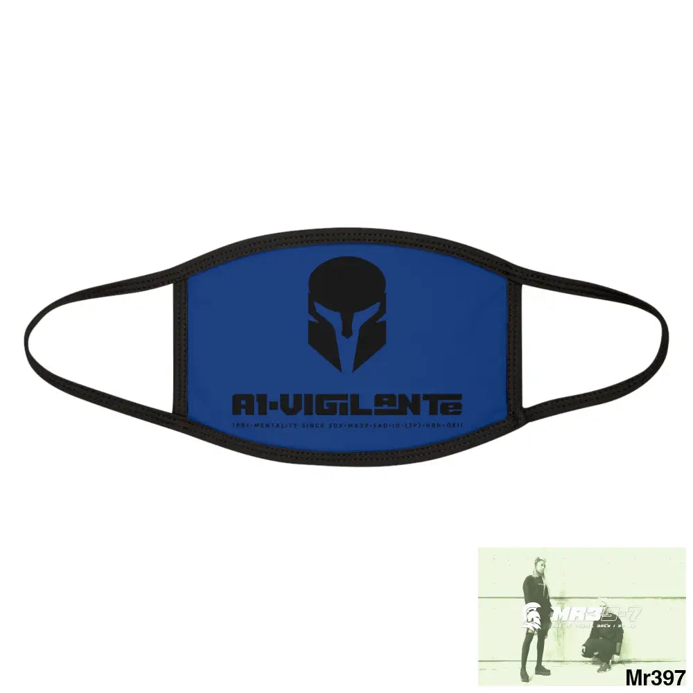 A1.Vigilante Mixed-Fabric Face Mask One size Accessories