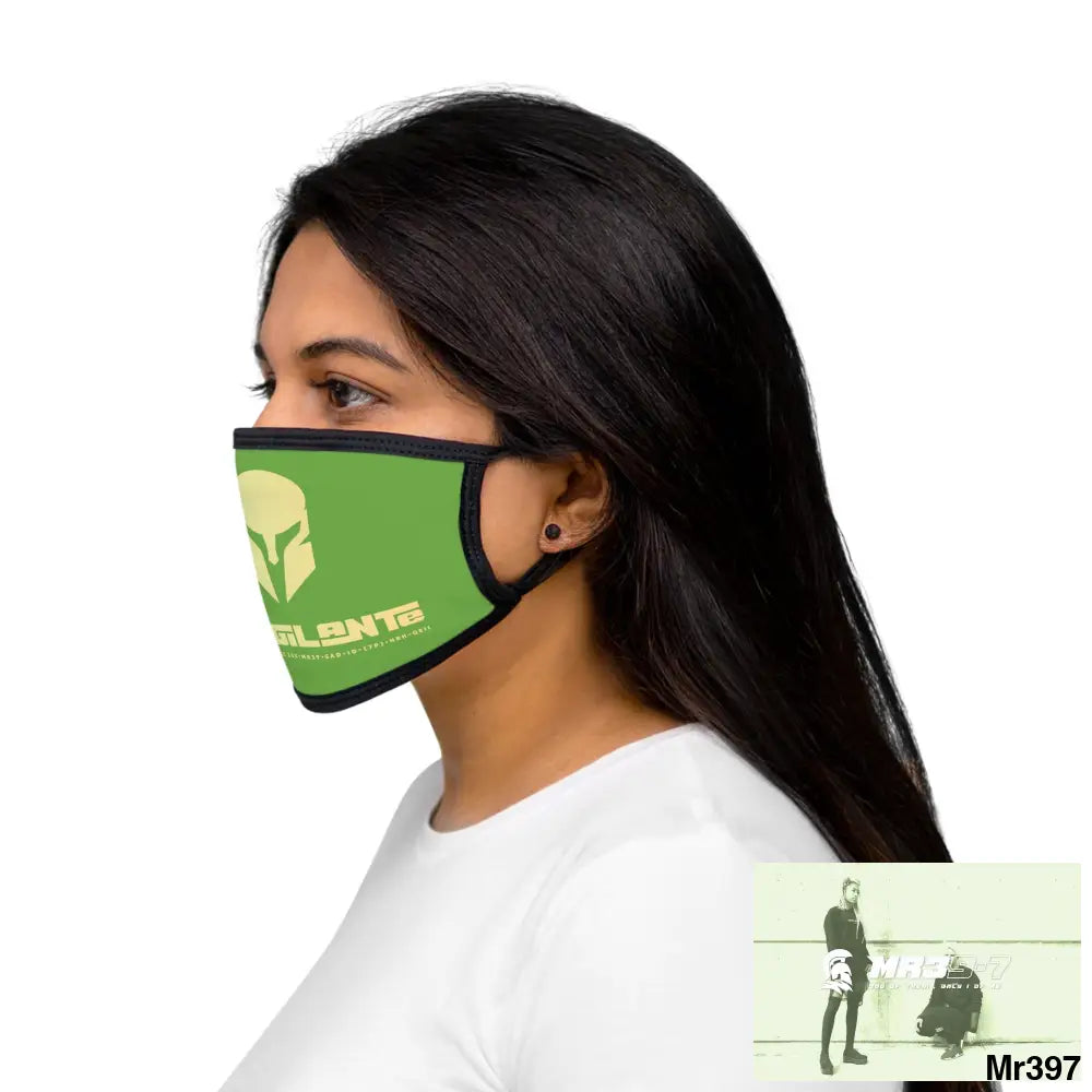 A1.Vigilante Mixed-Fabric Face Mask One size Accessories