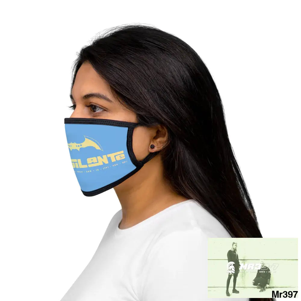 A1.Vigilante Mixed-Fabric Face Mask One size Accessories