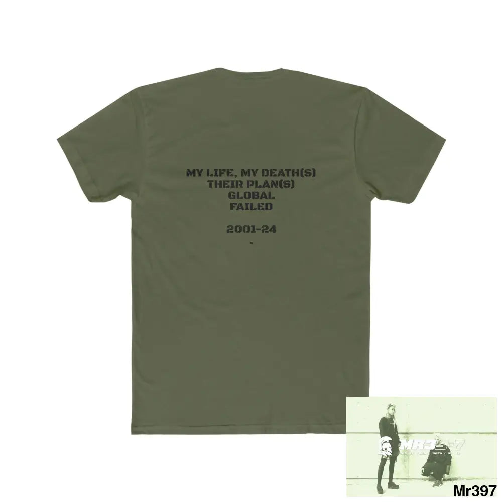 A1-Vigilante My life My Deaths Their Plans Failed Tactical GB Men’s Cotton Crew Tee T-Shirt