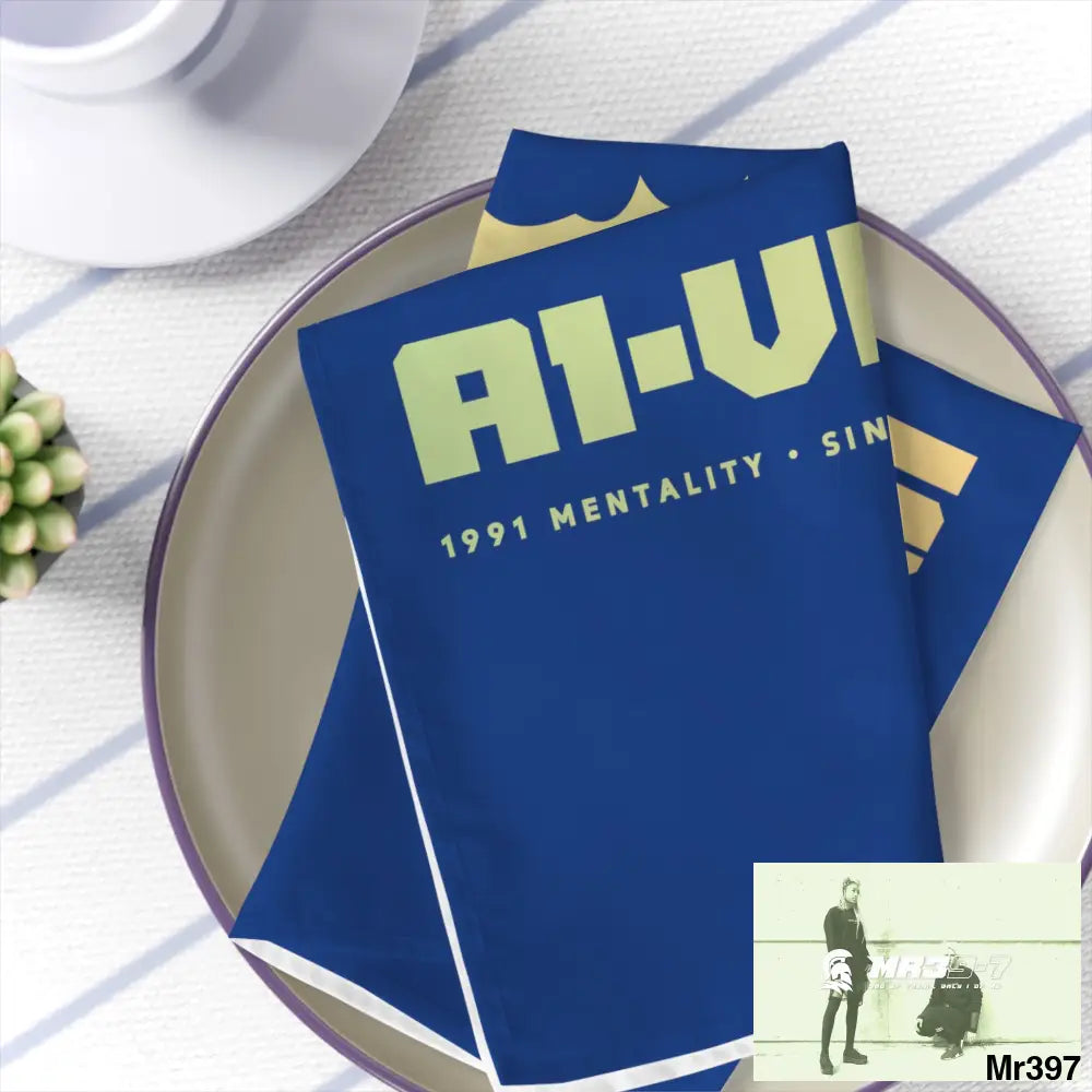 A1-Vigilante Napkins 4-piece set / White / 19’’ × 19’’ Accessories