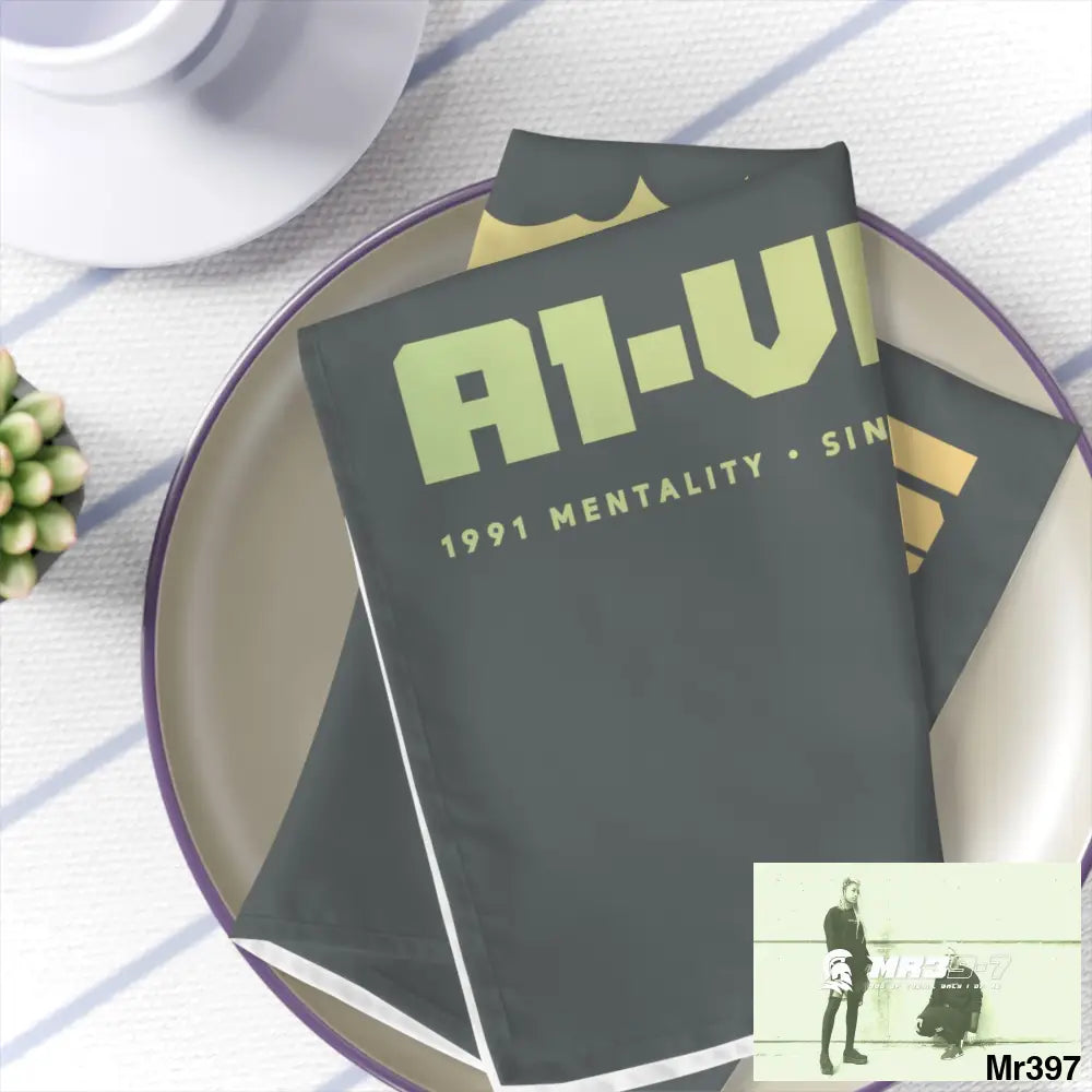 A1-Vigilante Napkins 4-piece set / White / 19’’ × 19’’ Accessories