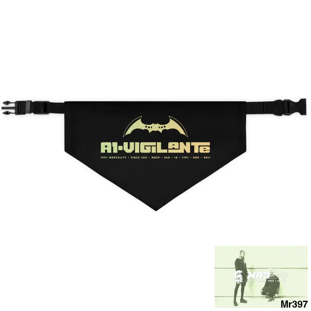 A1 Vigilante Pet Bandana Collar L Pets