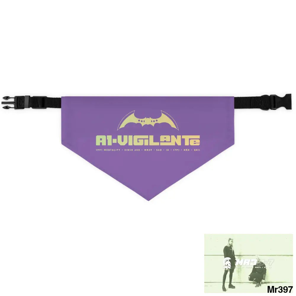 A1 Vigilante Pet Bandana Collar L Pets