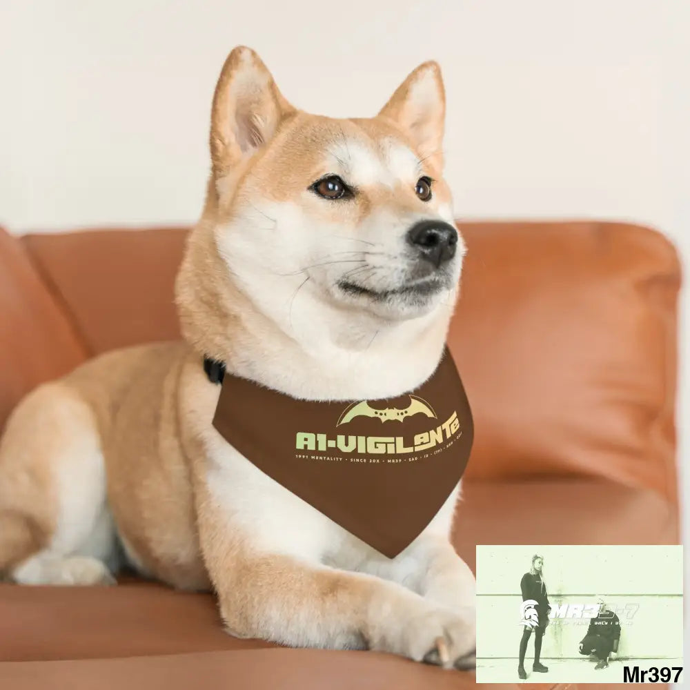 A1 Vigilante Pet Bandana Collar Pets