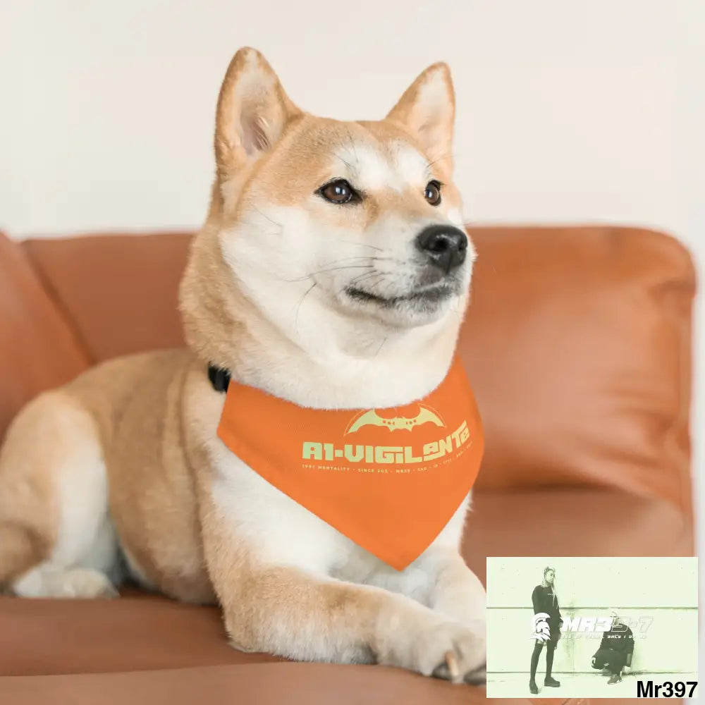 A1 Vigilante Pet Bandana Collar Pets