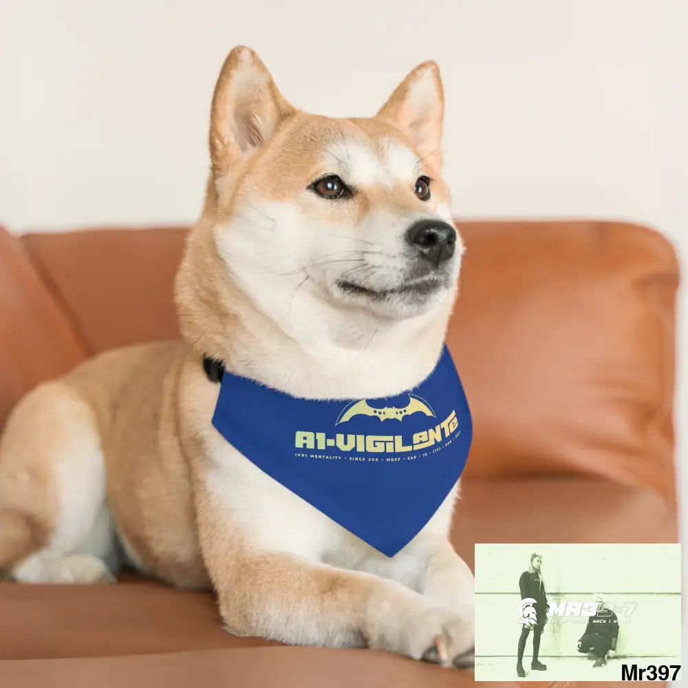 A1 Vigilante Pet Bandana Collar Pets