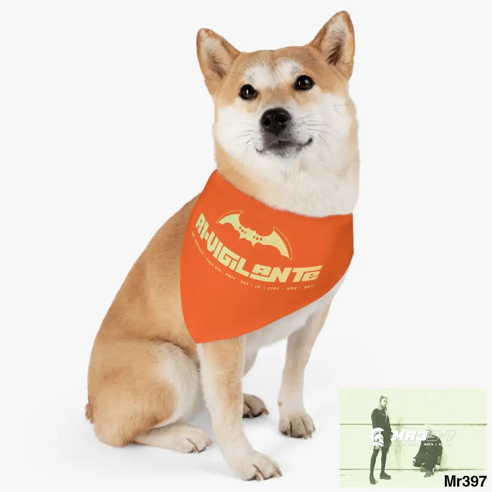 A1 Vigilante Pet Bandana Collar Pets