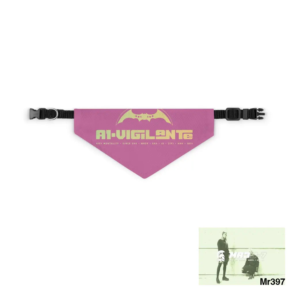 A1 Vigilante Pet Bandana Collar S Pets