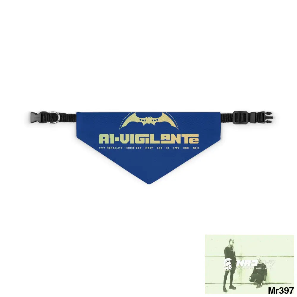 A1 Vigilante Pet Bandana Collar S Pets