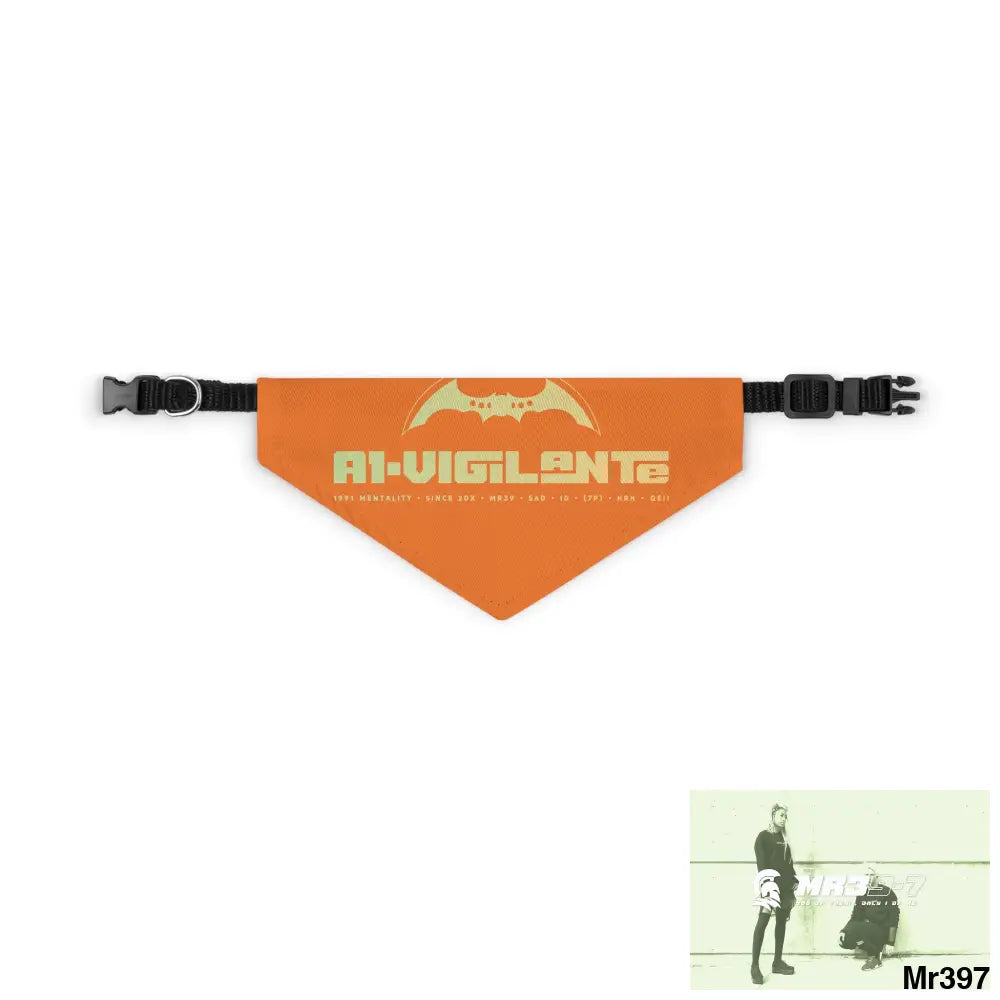 A1 Vigilante Pet Bandana Collar S Pets