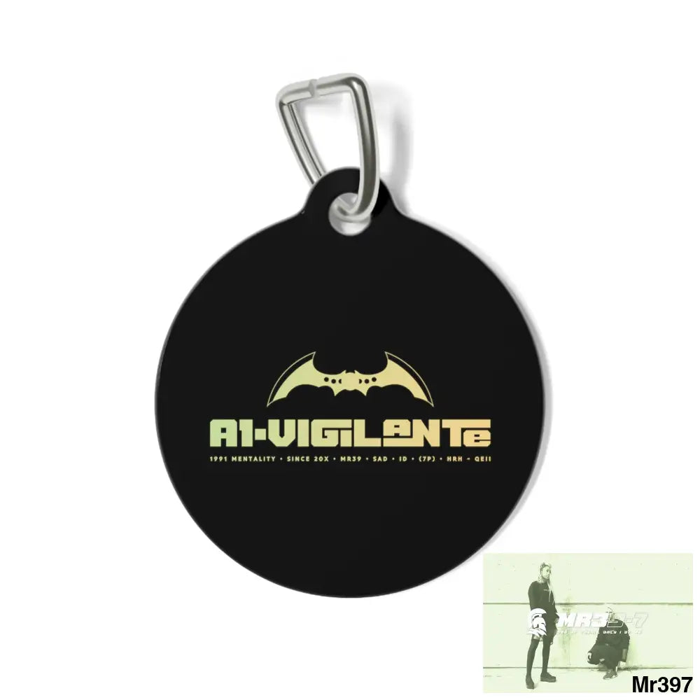 A1-Vigilante Pet Tag 1’’ Pets