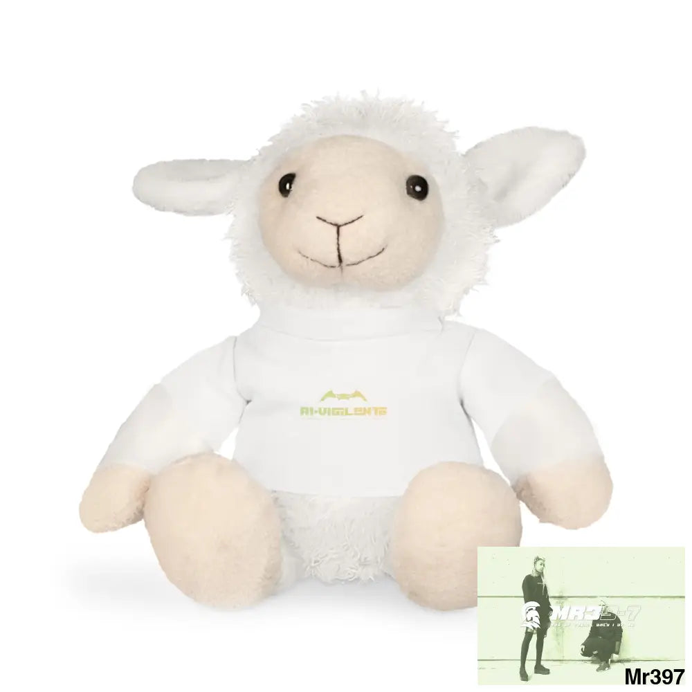 A1-Vigilante Plush Toy with T-Shirt Sheep / White / One size Accessories