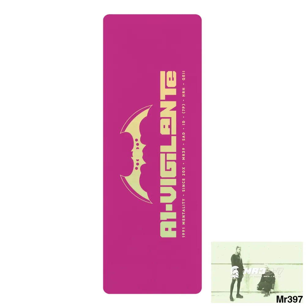 A1-Vigilante Rubber Yoga Mat 24” x 68” Home Decor
