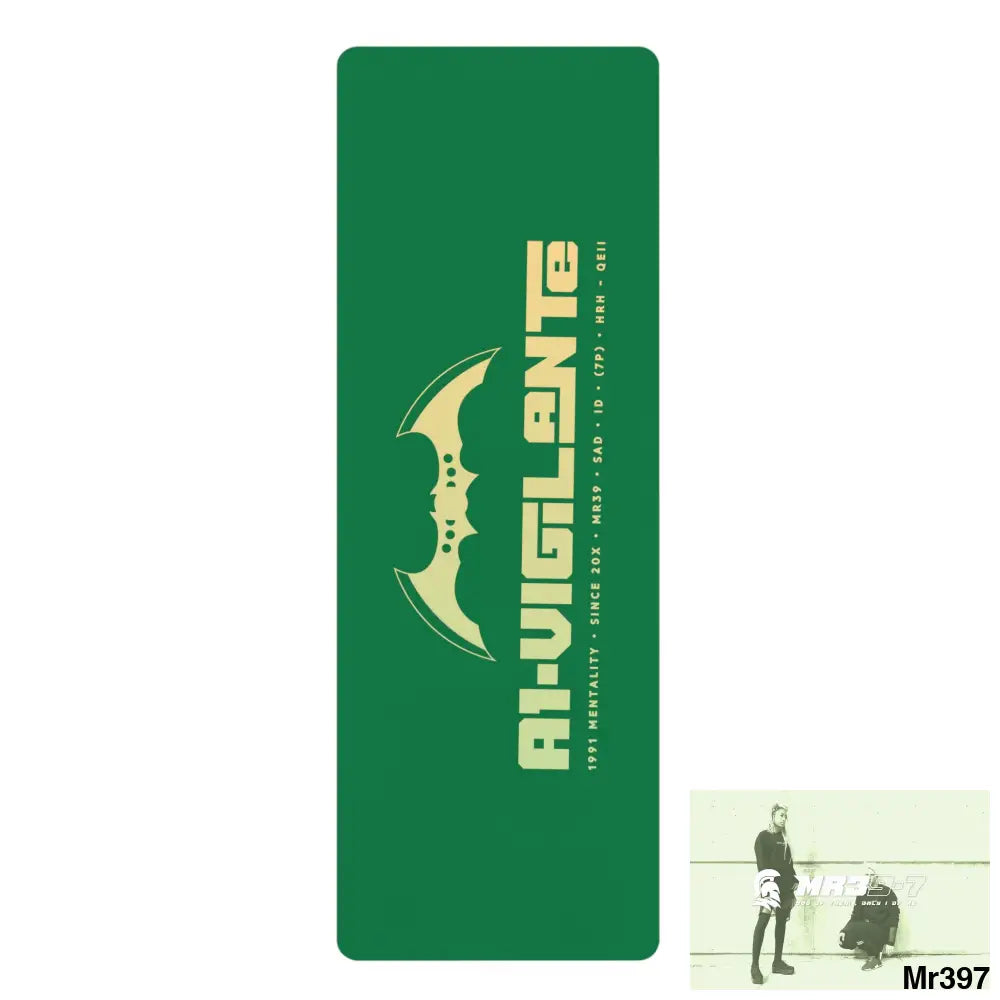 A1-Vigilante Rubber Yoga Mat 24” x 68” Home Decor