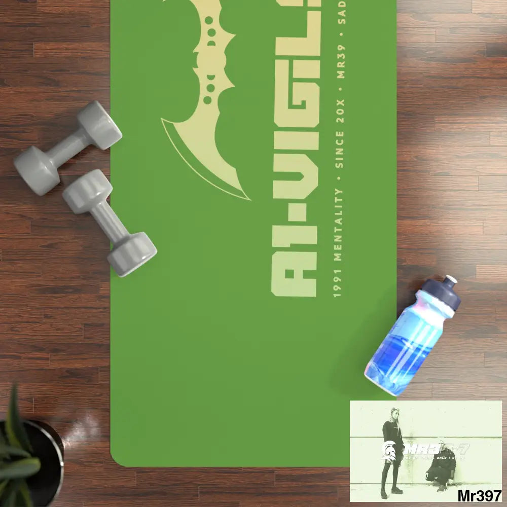 A1-Vigilante Rubber Yoga Mat 24” x 68” Home Decor