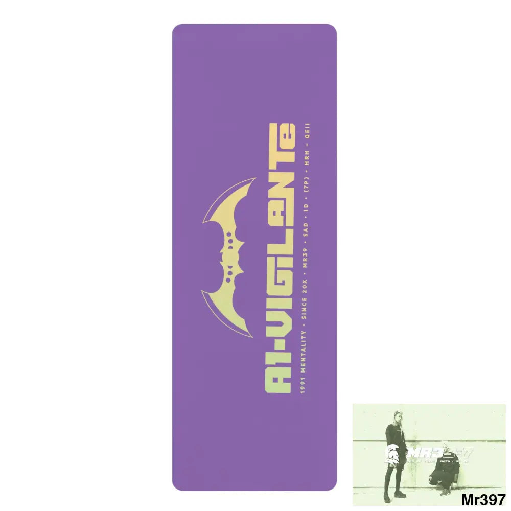 A1-Vigilante Rubber Yoga Mat 24” x 68” Home Decor