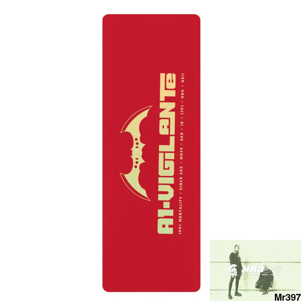 A1-Vigilante Rubber Yoga Mat 24” x 68” Home Decor
