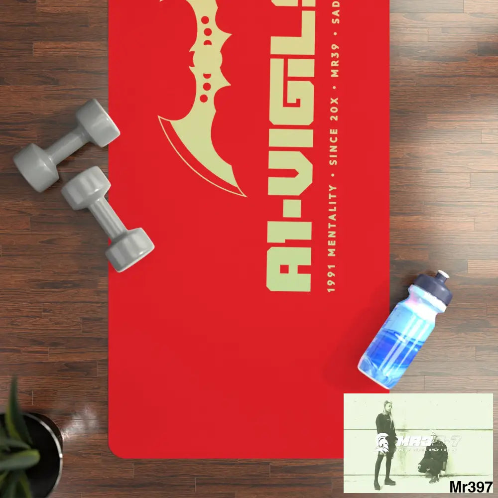 A1-Vigilante Rubber Yoga Mat 24” x 68” Home Decor