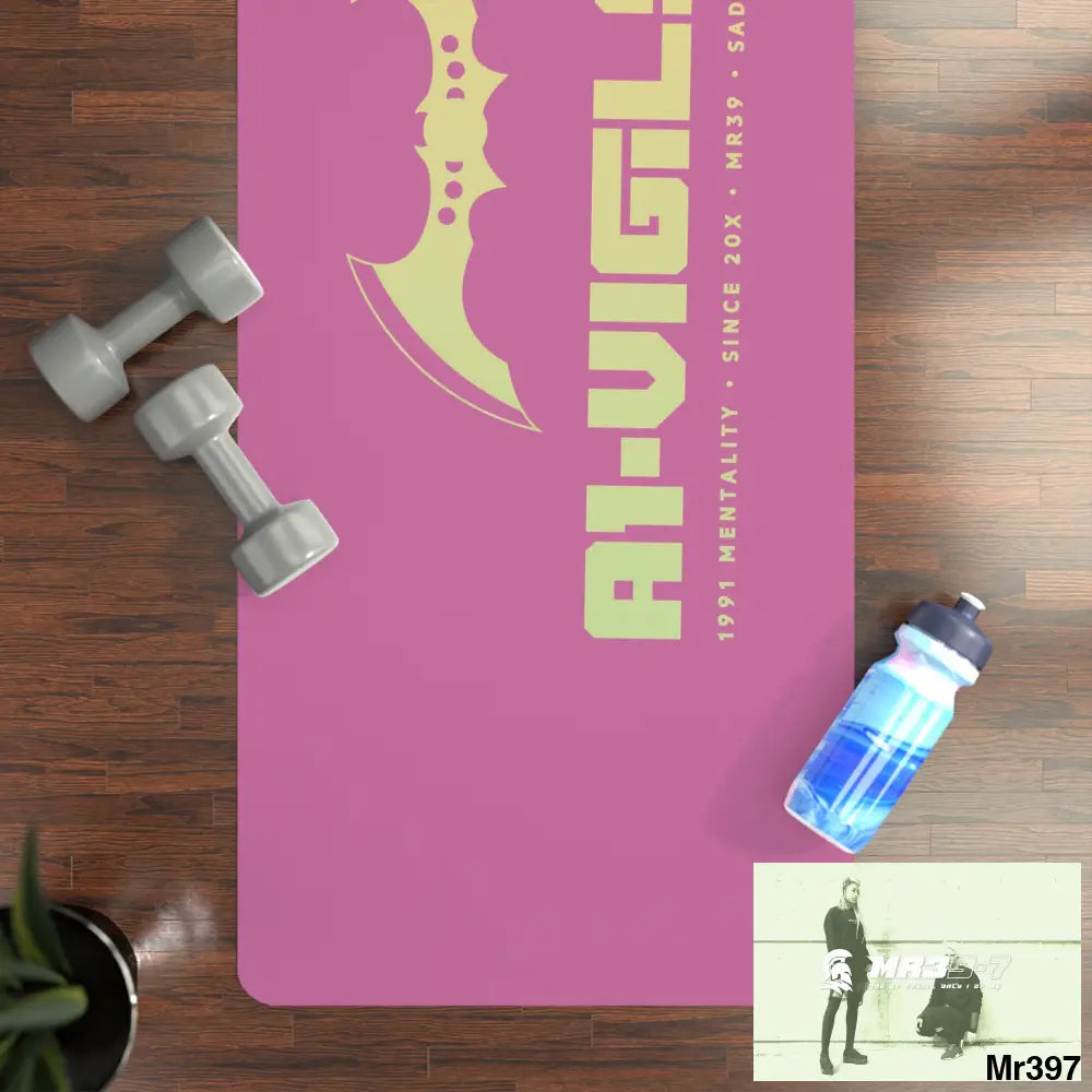 A1-Vigilante Rubber Yoga Mat 24” x 68” Home Decor