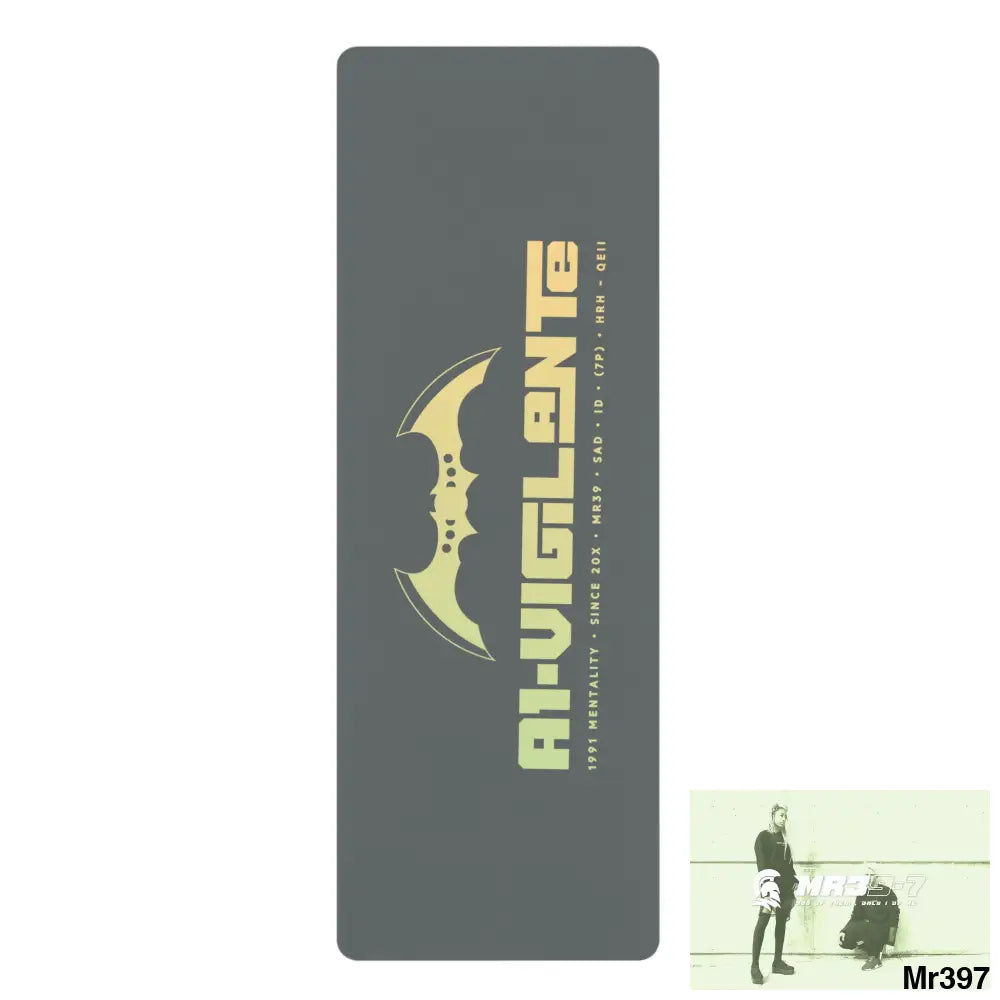 A1-Vigilante Rubber Yoga Mat 24” x 68” Home Decor