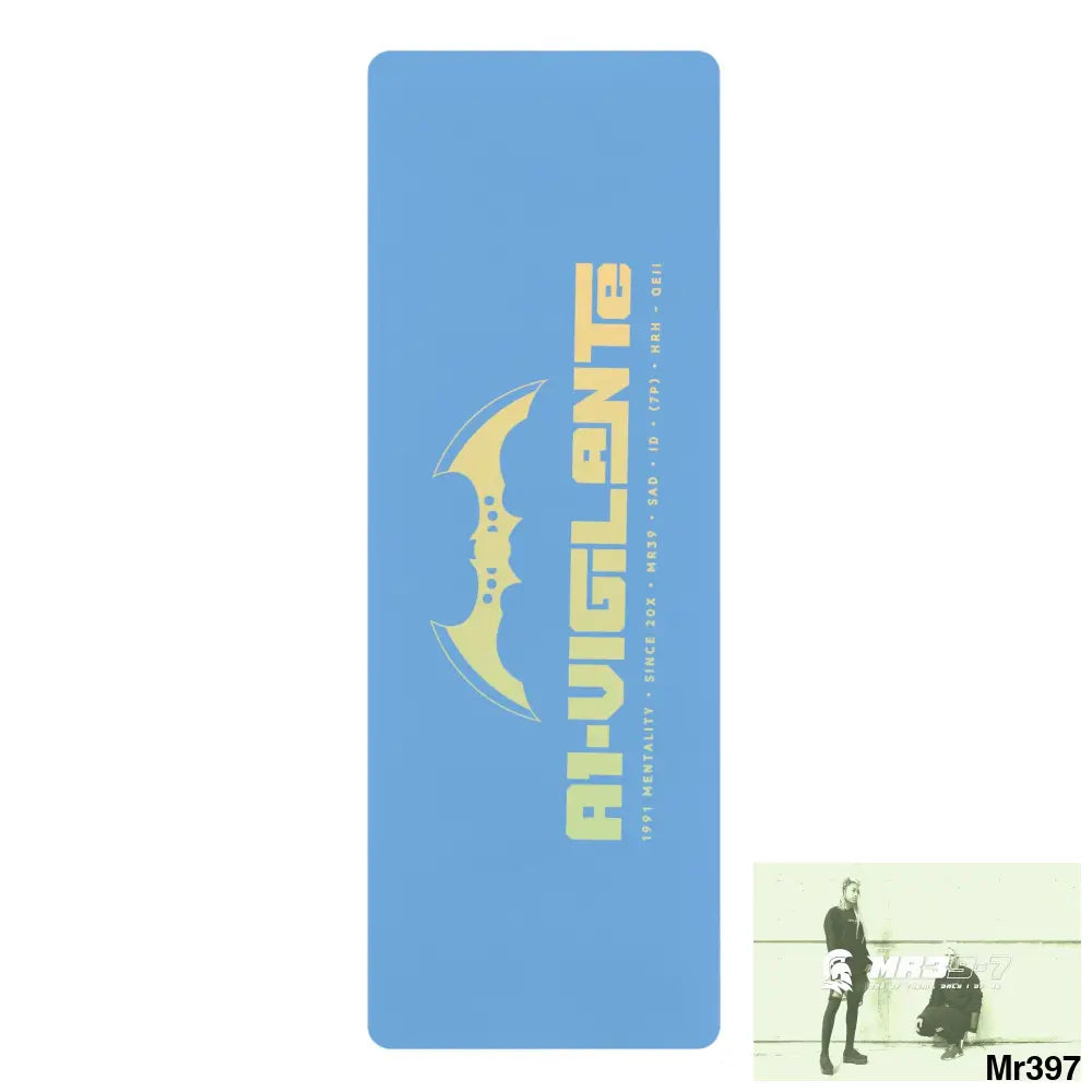 A1-Vigilante Rubber Yoga Mat 24” x 68” Home Decor