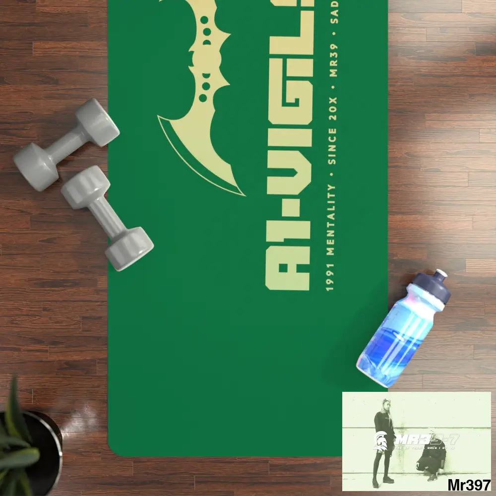 A1-Vigilante Rubber Yoga Mat 24” x 68” Home Decor