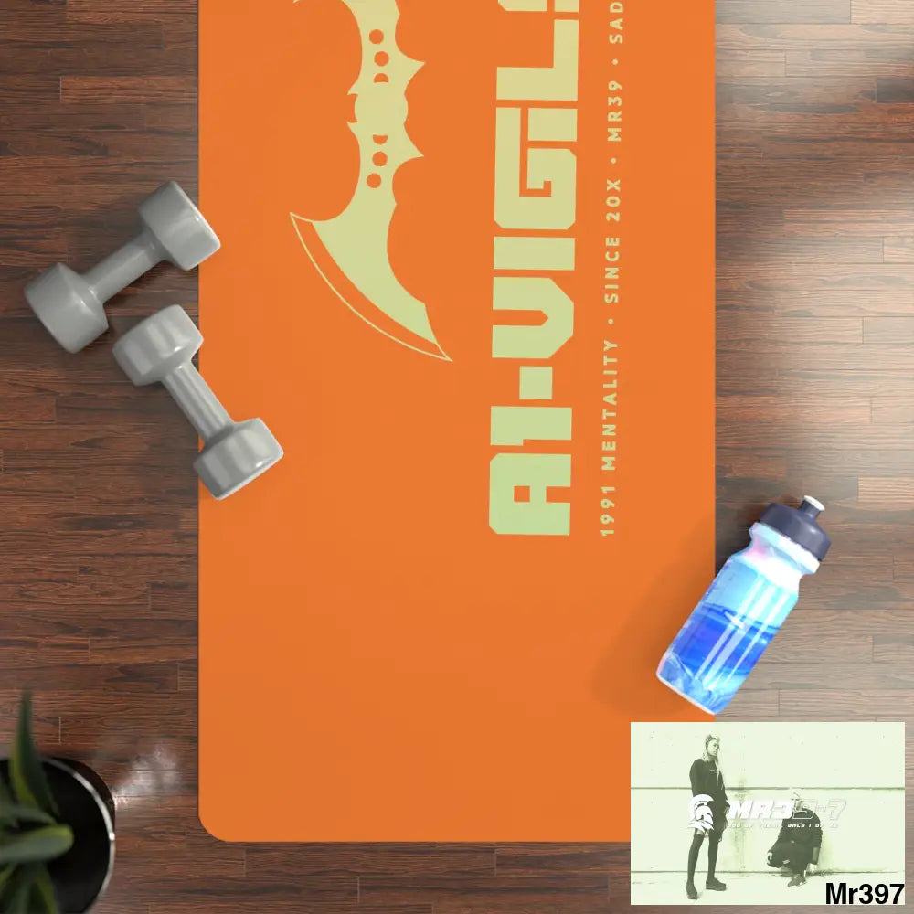A1-Vigilante Rubber Yoga Mat 24” x 68” Home Decor