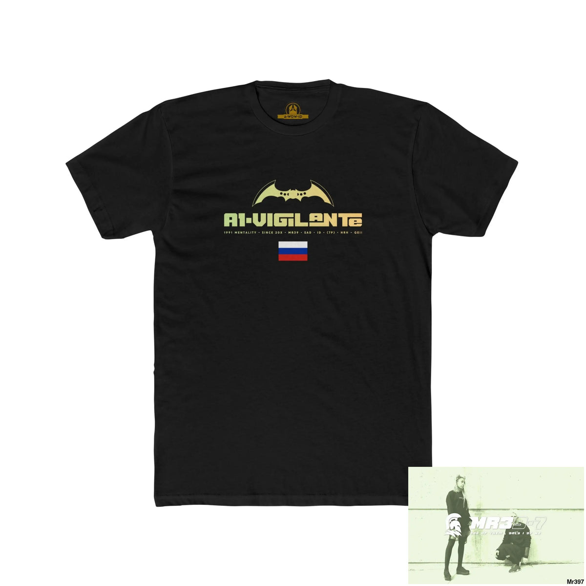 A1-Vigilante (Russian Mentality from ?) My Life My Deaths 2001-2024 Their Plans,failed.Tactical GB Men’s Cotton Crew