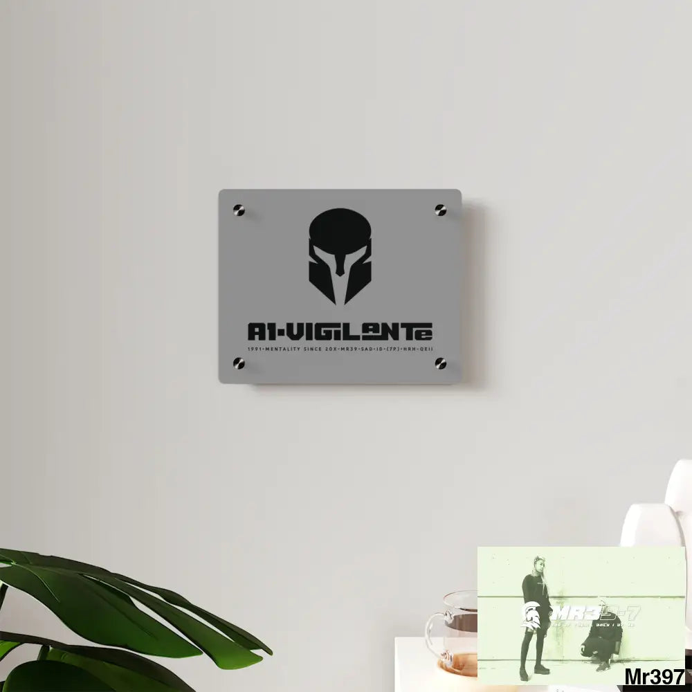 A1-Vigilante Sparta Acrylic Wall Art Panels Home Decor