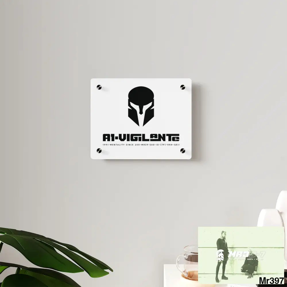 A1-Vigilante Sparta Acrylic Wall Art Panels Home Decor