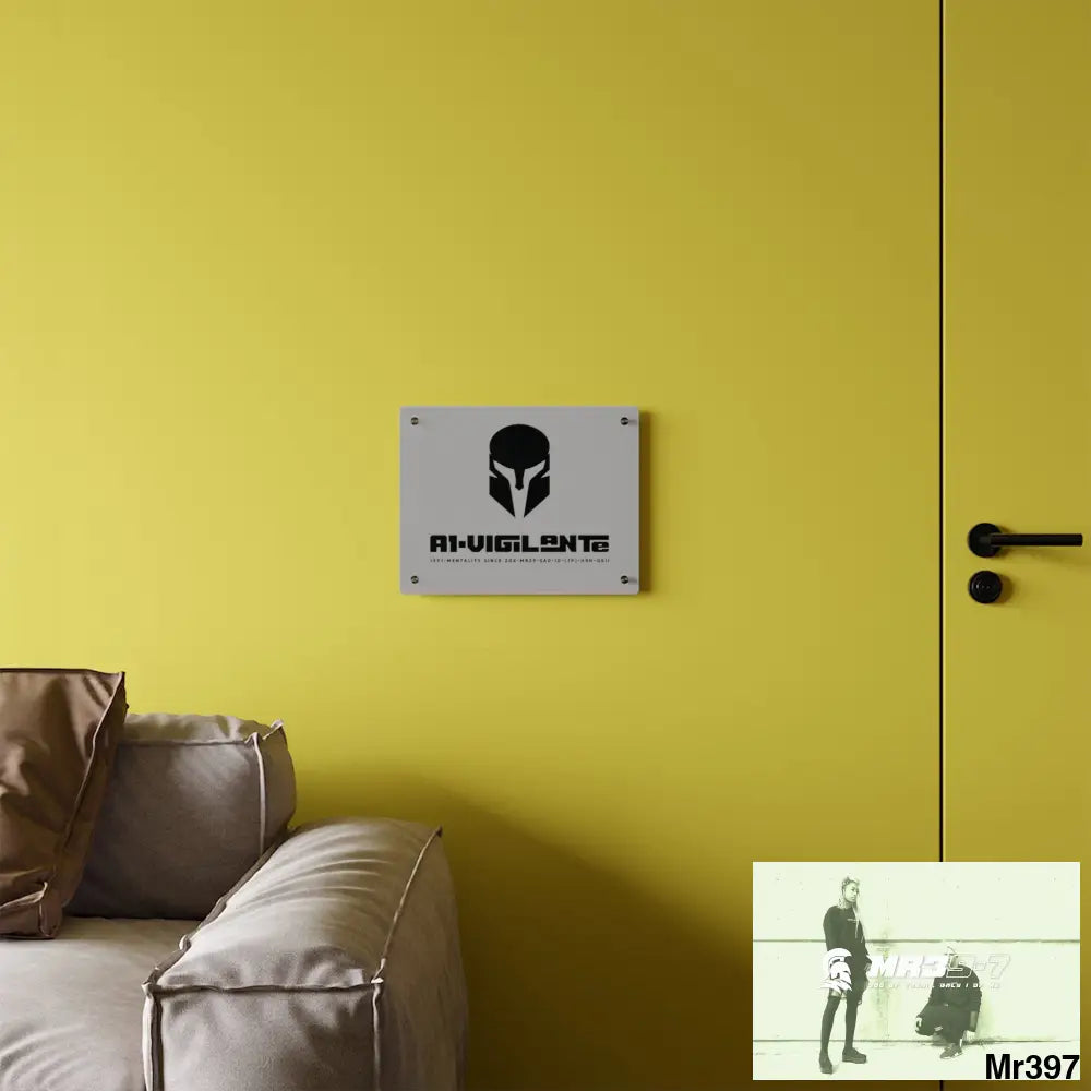 A1-Vigilante Sparta Acrylic Wall Art Panels Home Decor