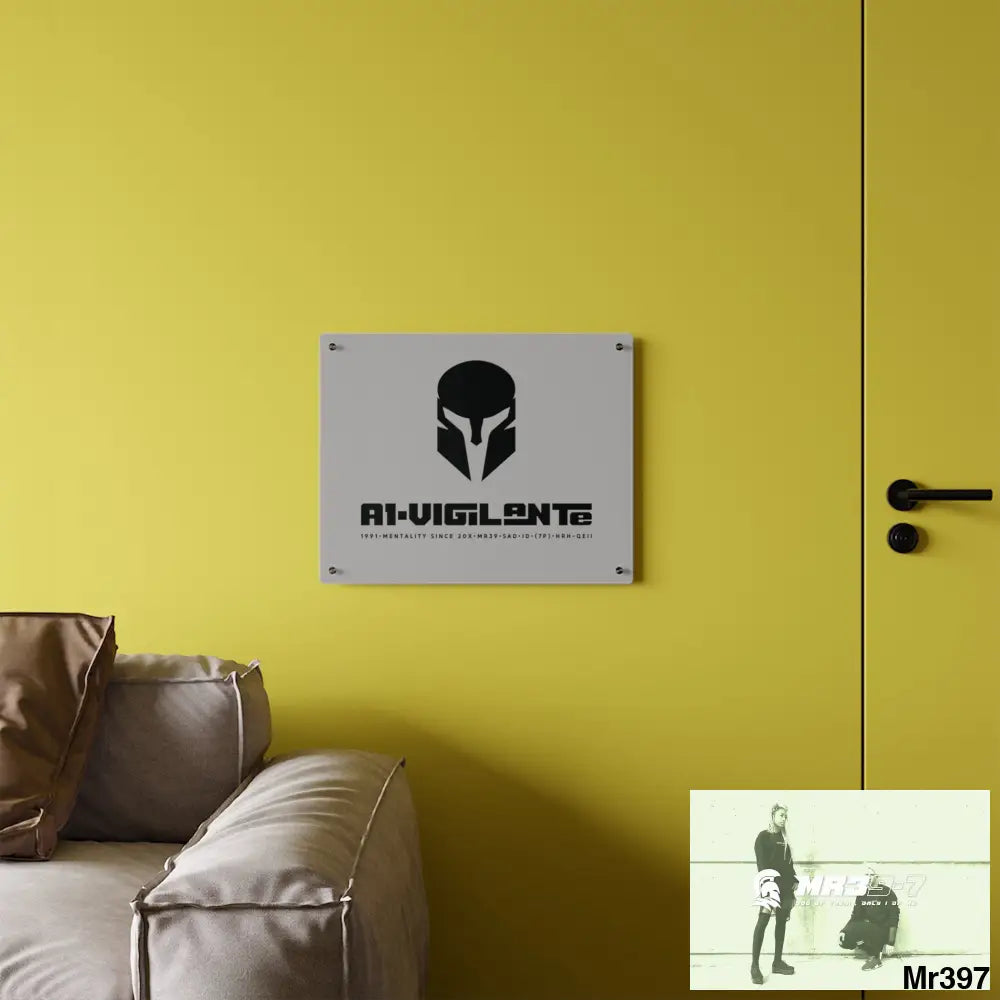 A1-Vigilante Sparta Acrylic Wall Art Panels Home Decor