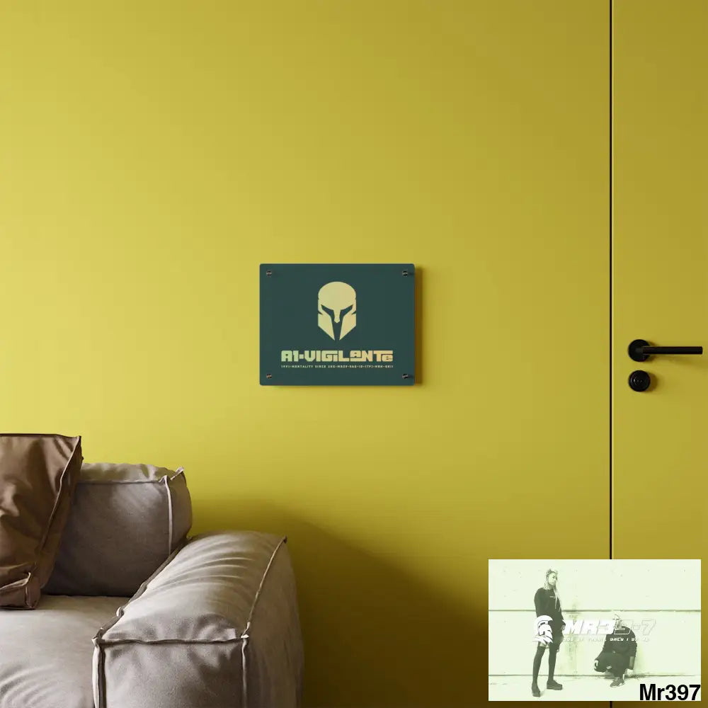 A1-Vigilante Sparta Acrylic Wall Art Panels Home Decor
