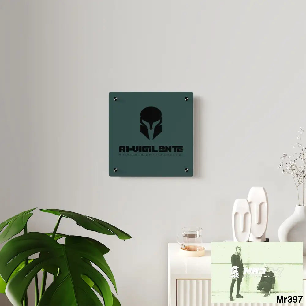 A1-Vigilante Sparta Acrylic Wall Art Panels Home Decor