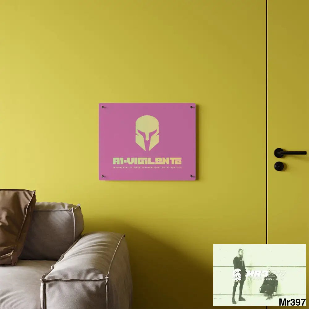 A1--Vigilante -Sparta Sparta Acrylic Wall Art Panels Home Decor