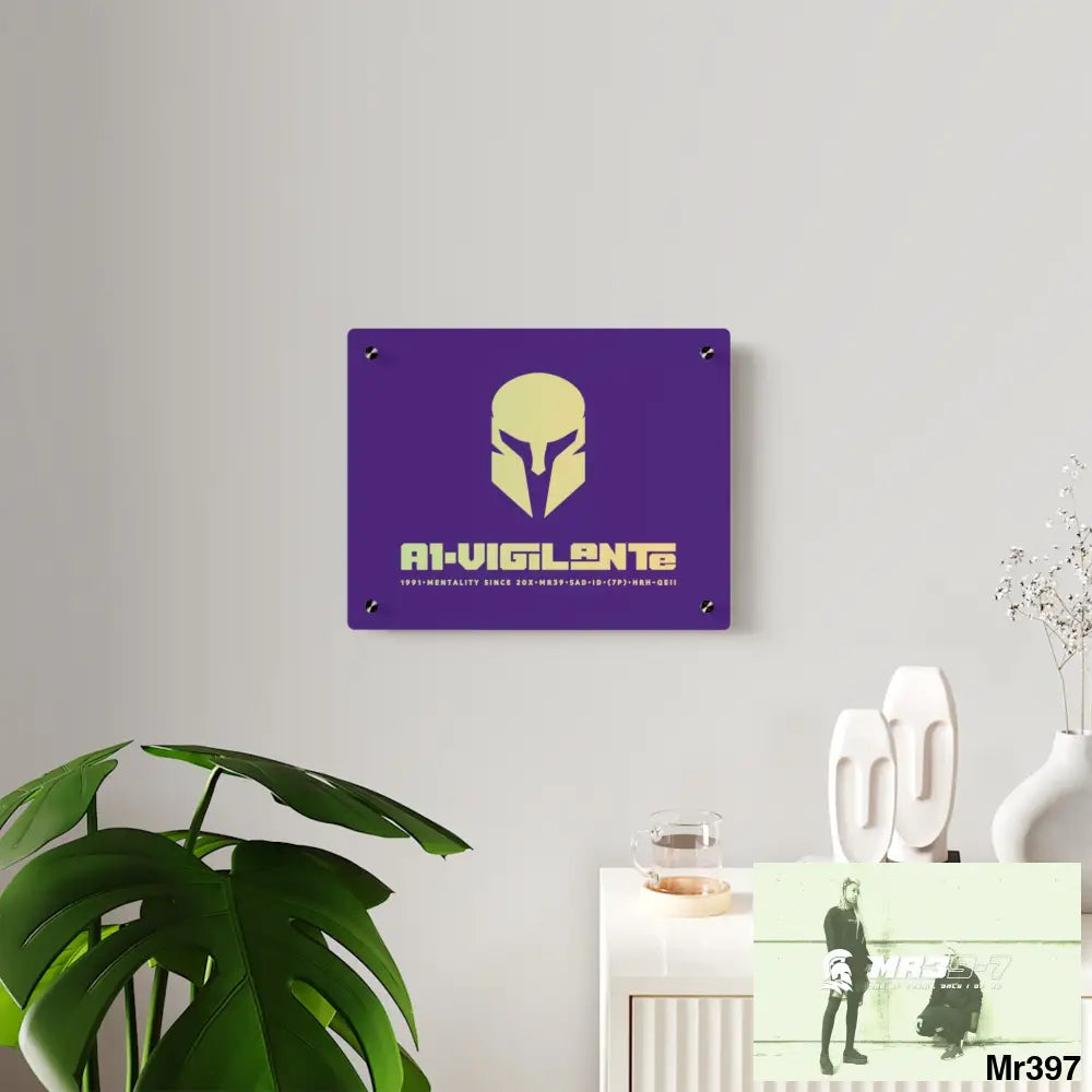 A1--Vigilante -Sparta Sparta Acrylic Wall Art Panels Home Decor