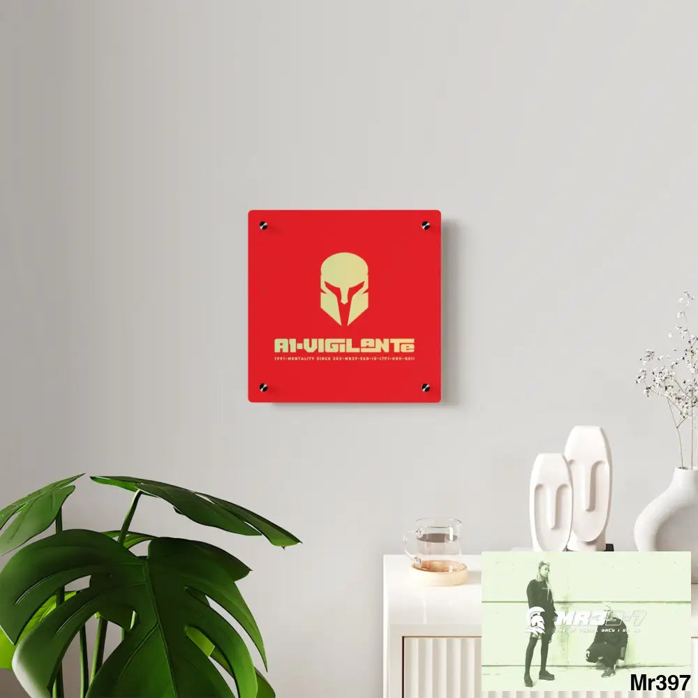 A1-Vigilante -Sparta Sparta Acrylic Wall Art Panels Home Decor