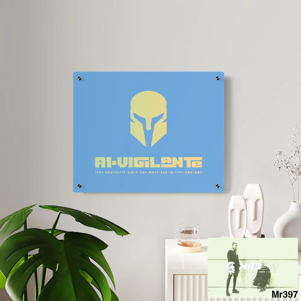 A1-Vigilante -Sparta Sparta Acrylic Wall Art Panels Home Decor