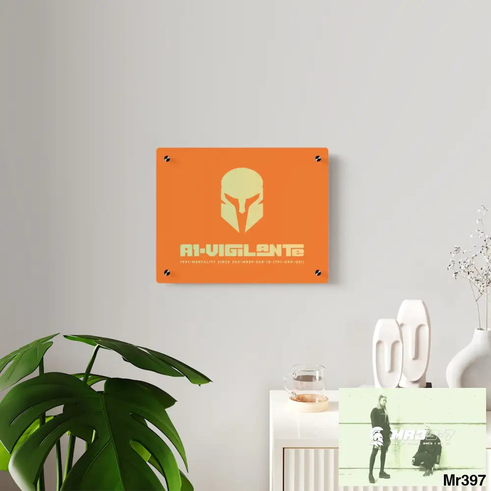 A1-Vigilante -Sparta Sparta Acrylic Wall Art Panels Home Decor